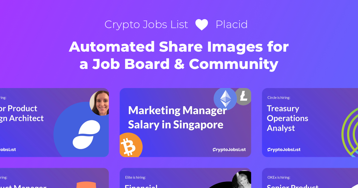 Crypto Jobs List - Placid.app