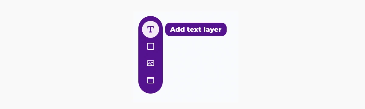 Placid template editor - create text element