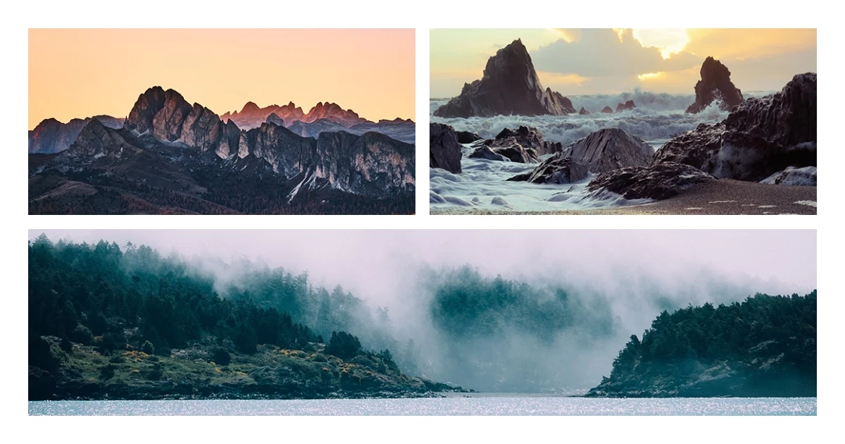 Placid Template Preset with Title Image Grid 2