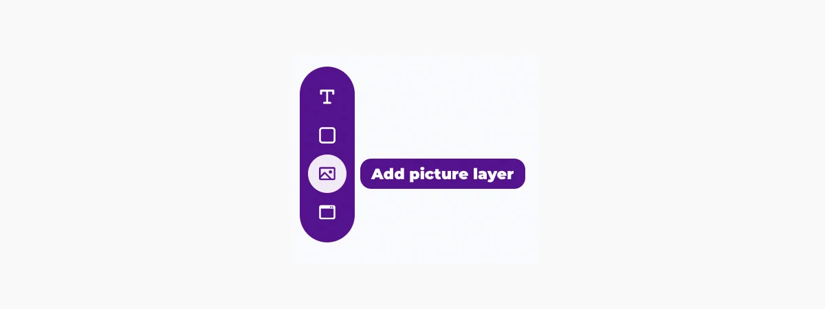 Placid template editor - create picture layer
