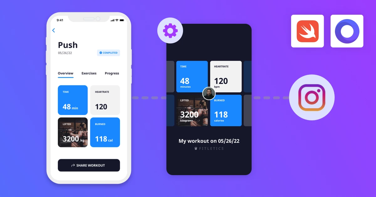 Image for Article How to use dynamic image templates in Swift to share iOS app content on social media