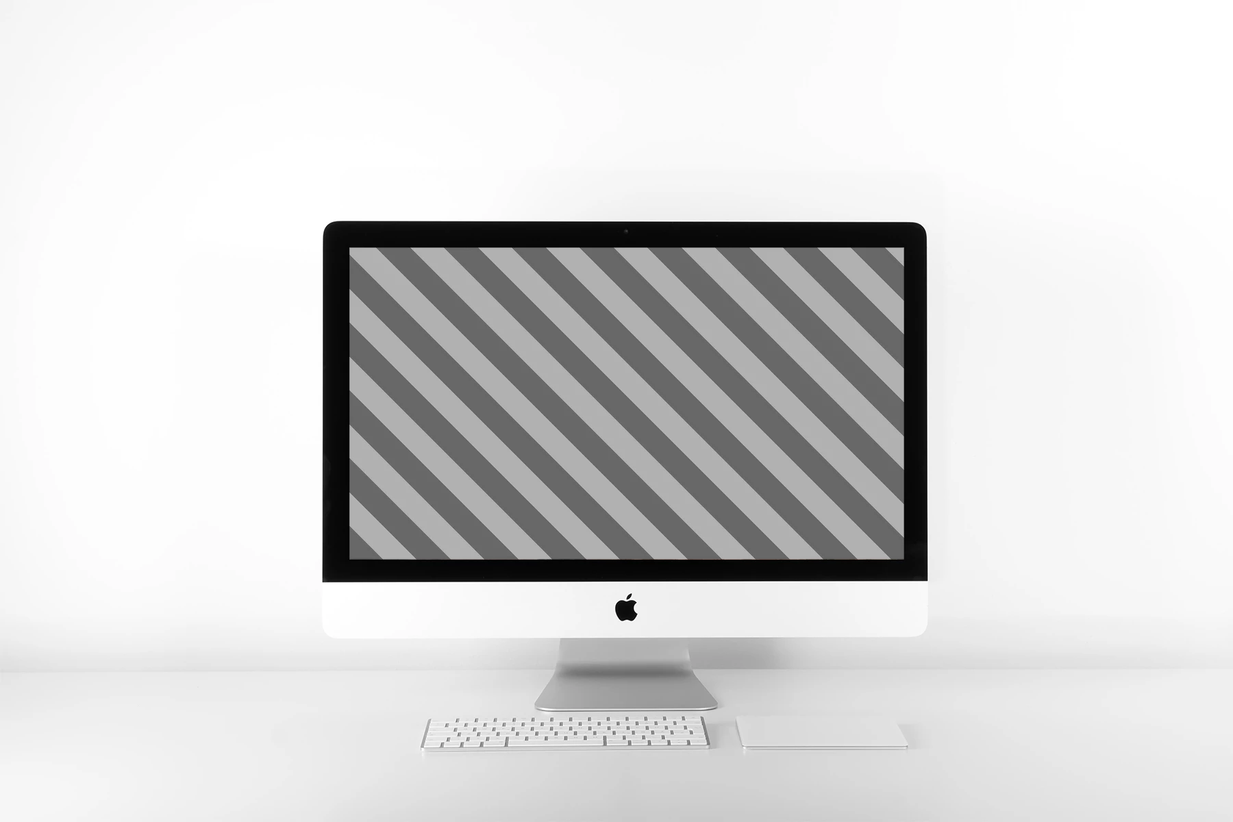 Placid Template Preset with Title iMac Mockup