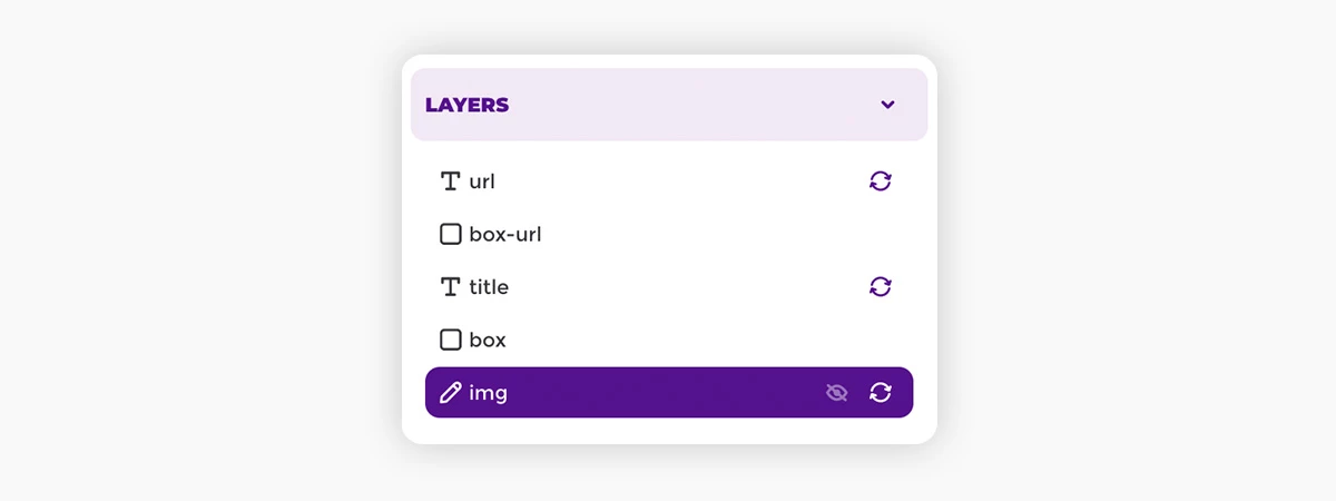 Placid template editor - edit layers