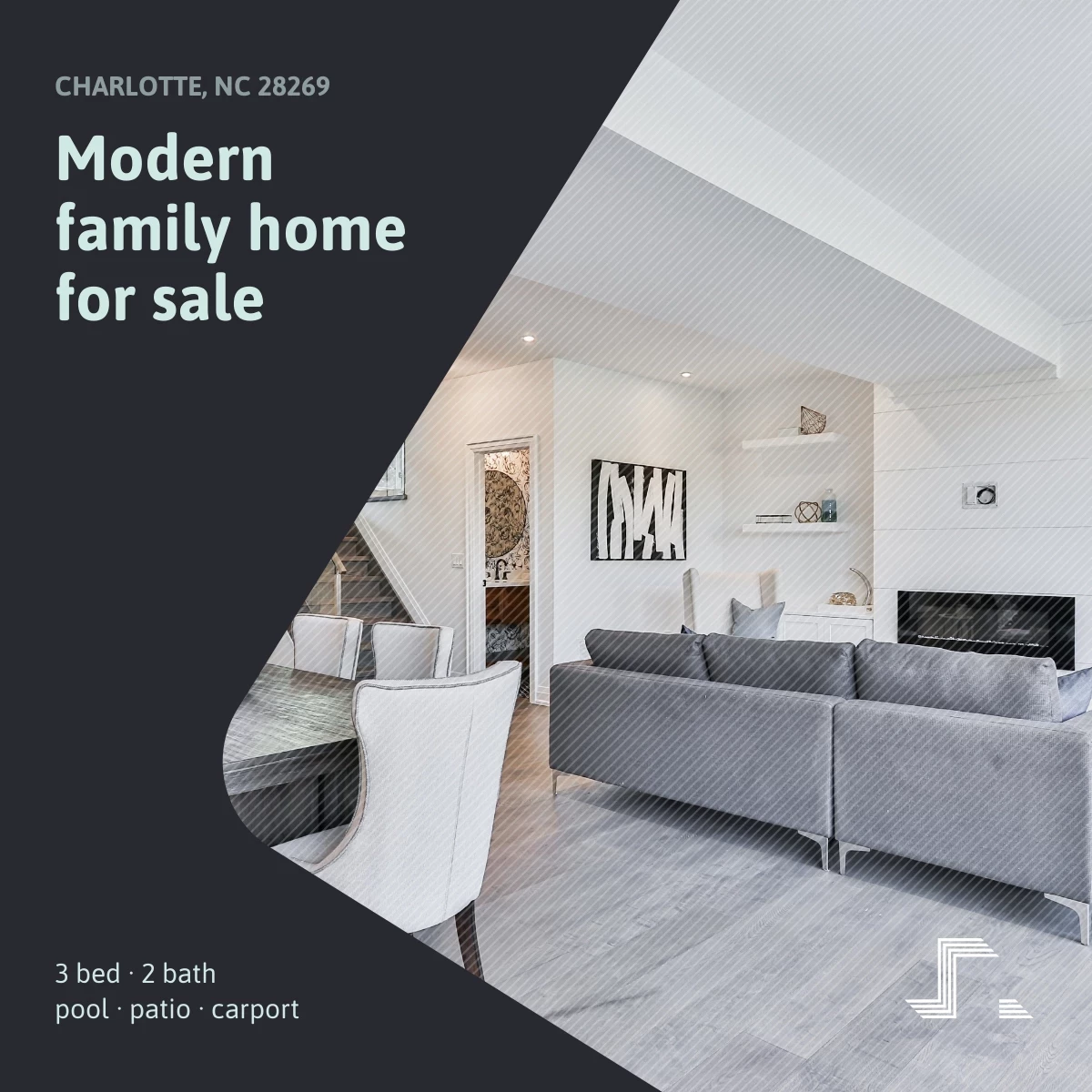 Placid Template Preset with Title Real Estate - Modern