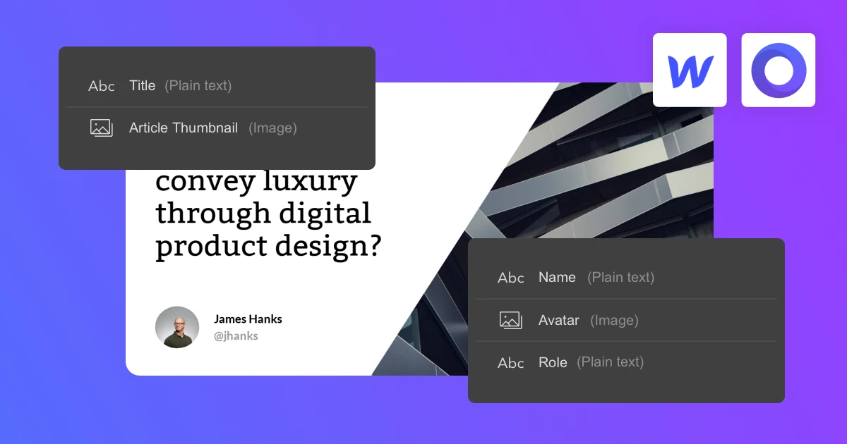 Image for Article How to automatically generate Open Graph images (OG images) in Webflow