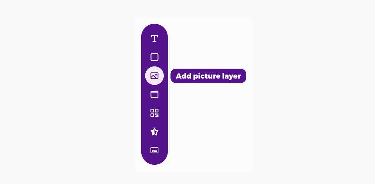 Placid template editor - create picture layer