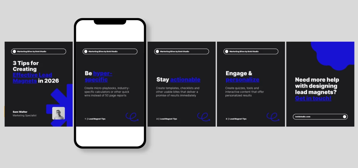 LinkedIn carousel generated with Placid