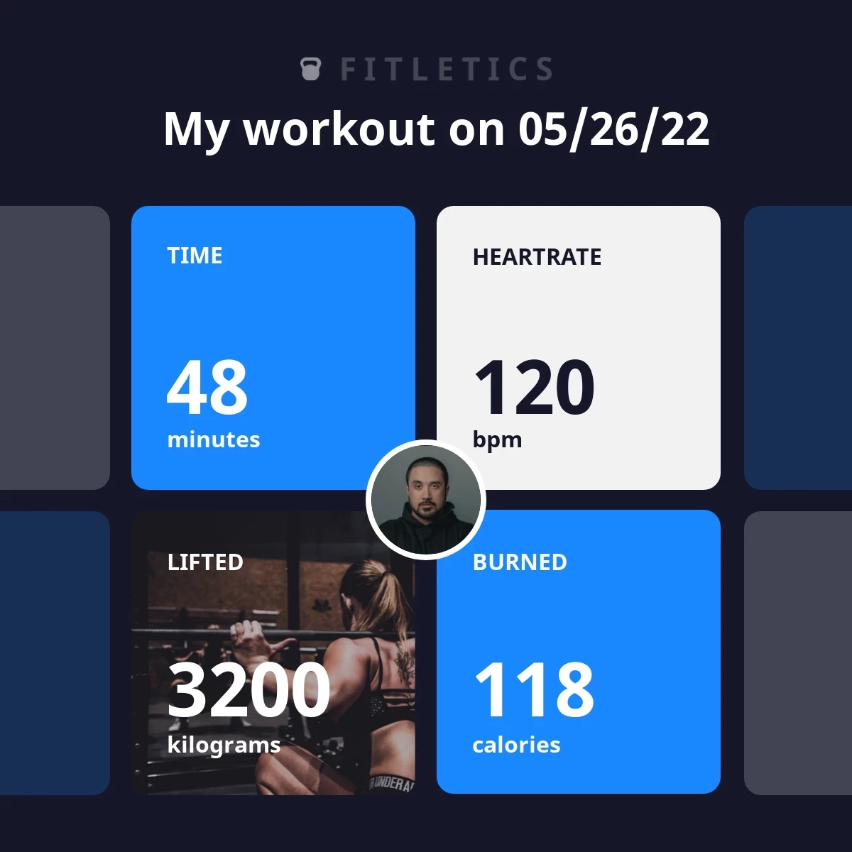 Placid Template Preset with Title Fitletics