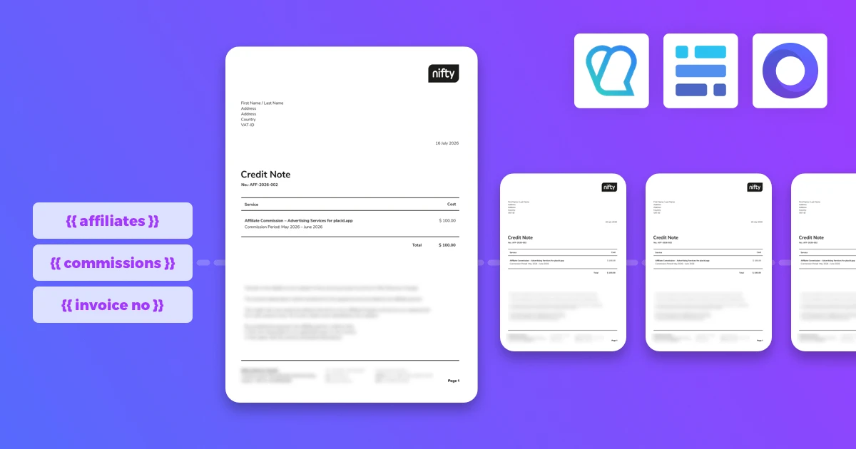 Image for Article How we automate affiliate invoice PDFs with a PDF API