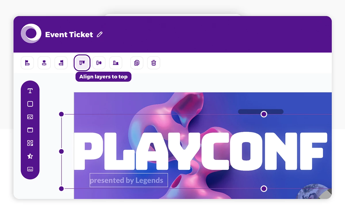 Placid template editor - alignment options